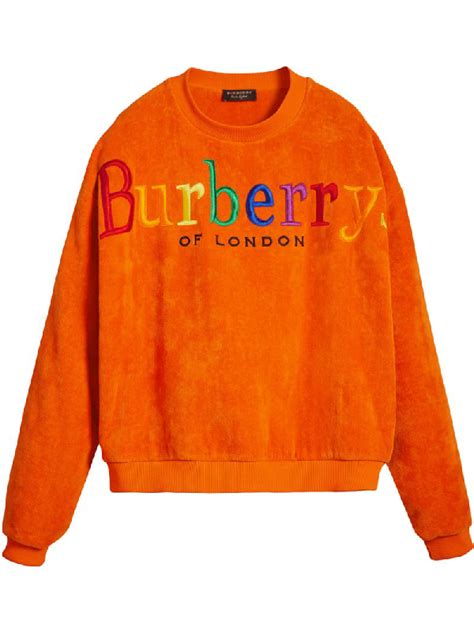 burberry rainbow towel sweatshirt|burberry clothing website.